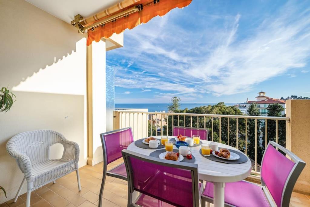 Le Fontana Rosa - Vue Mer - Terrasse - Parking Inclus Menton Exterior foto